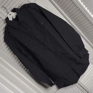 Men's Classic Black Shirt Jacket